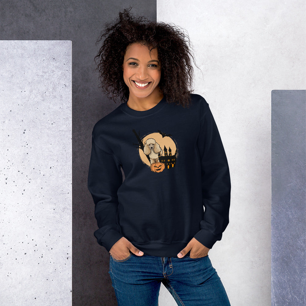 Halloween Unisex Poodle Sweatshirt