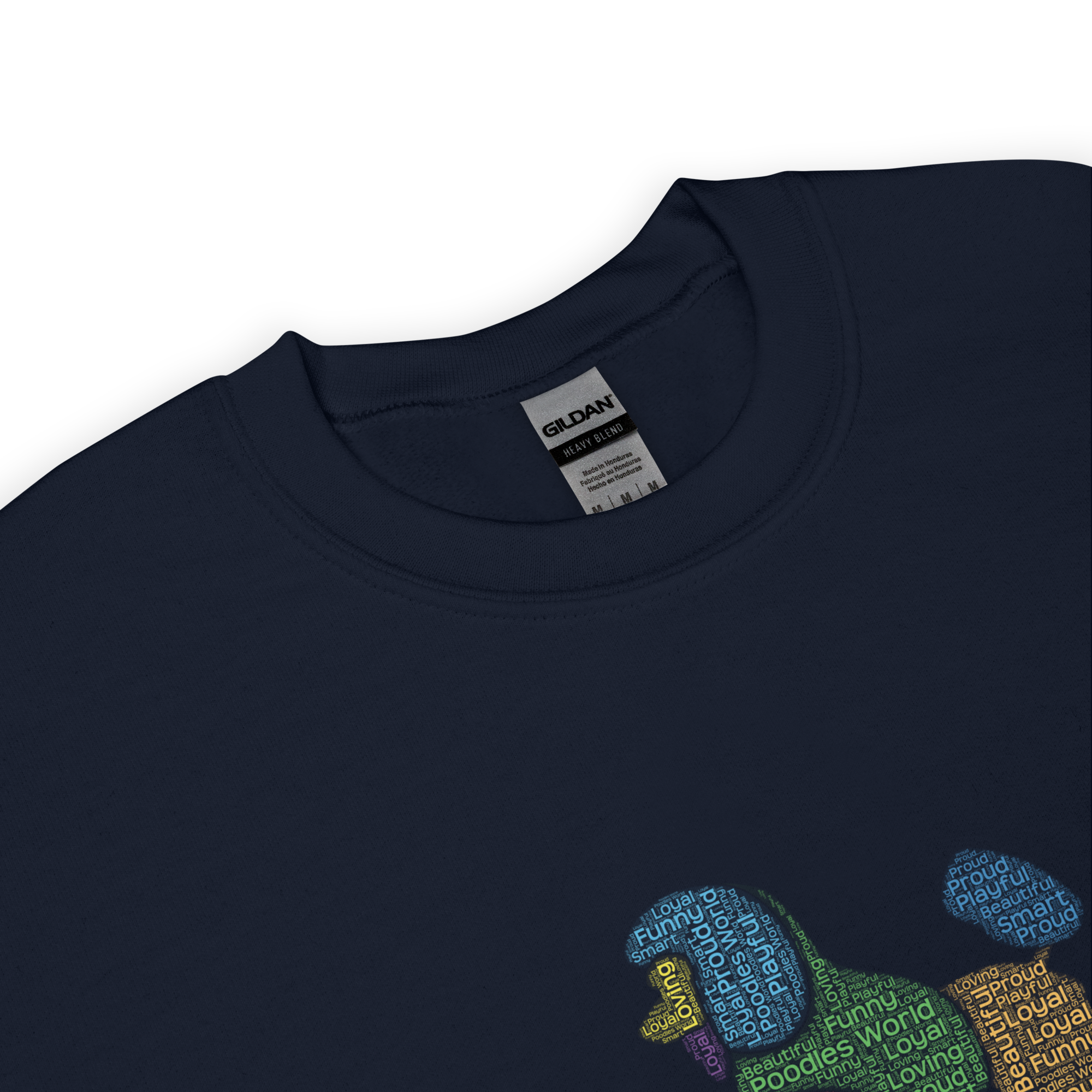Poodle Unisex Typography Sweatshirt