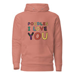 Load image into Gallery viewer, Poodles I Love You Hoodie
