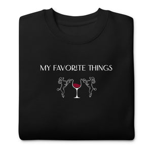 Wine Poodle Sweatshirt