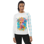 Load image into Gallery viewer, Rainbow Poodle Rash Guard
