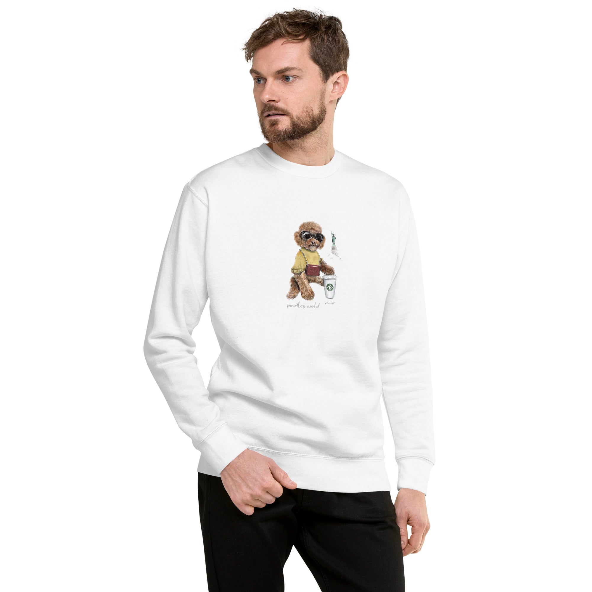 Coffee Poodle Sweatshirt - Poodles World