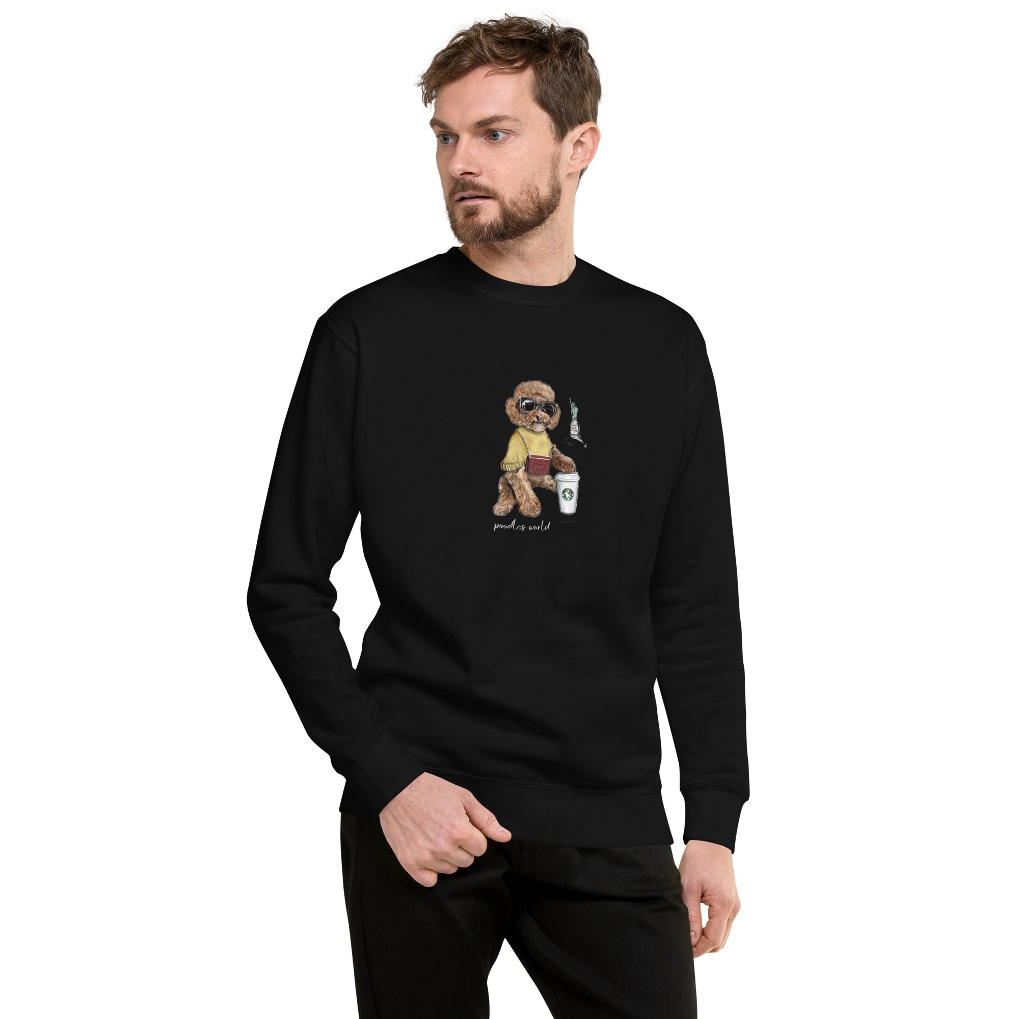 Coffee Poodle Sweatshirt - Poodles World