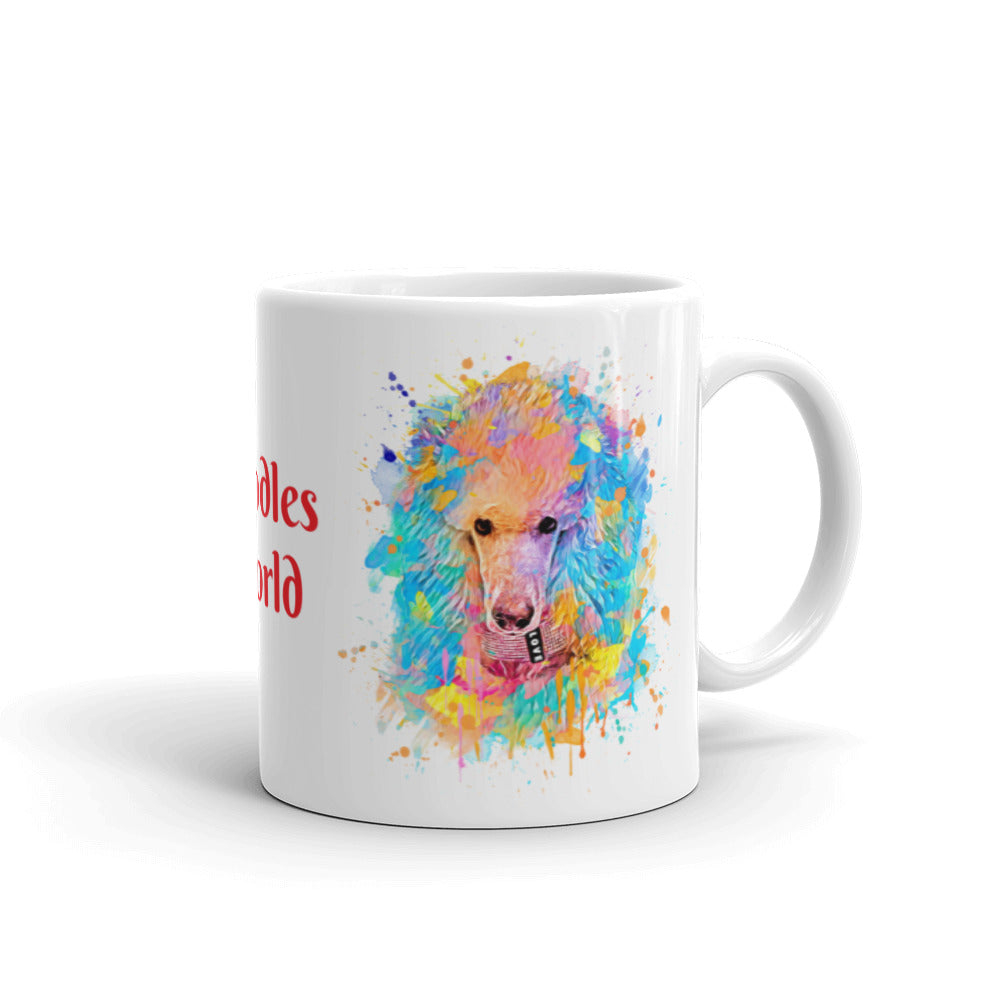 Rainbow Poodle Mug - Poodles World