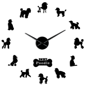 Poodle Wall Clock - Poodles World