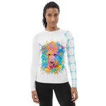 Load image into Gallery viewer, Rainbow Poodle Rash Guard - Poodles World
