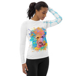 Load image into Gallery viewer, Rainbow Poodle Rash Guard - Poodles World
