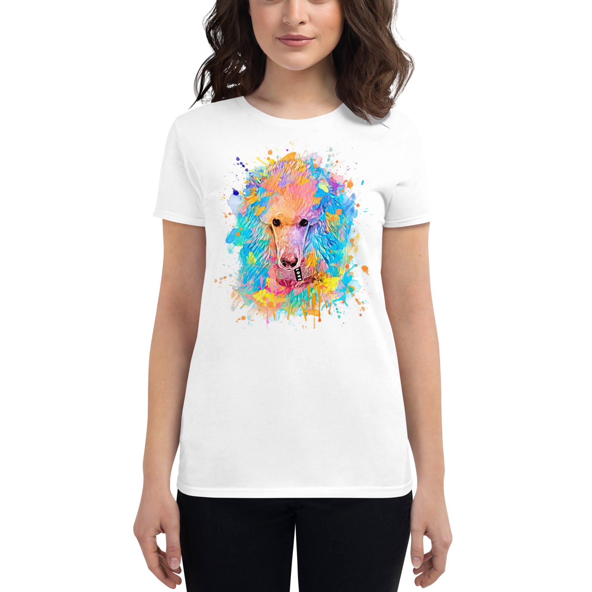 Rainbow Poodle T-Shirt - Poodles World