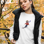 Load image into Gallery viewer, Snow Time Poodle Long Sleeve Tee - Poodles World
