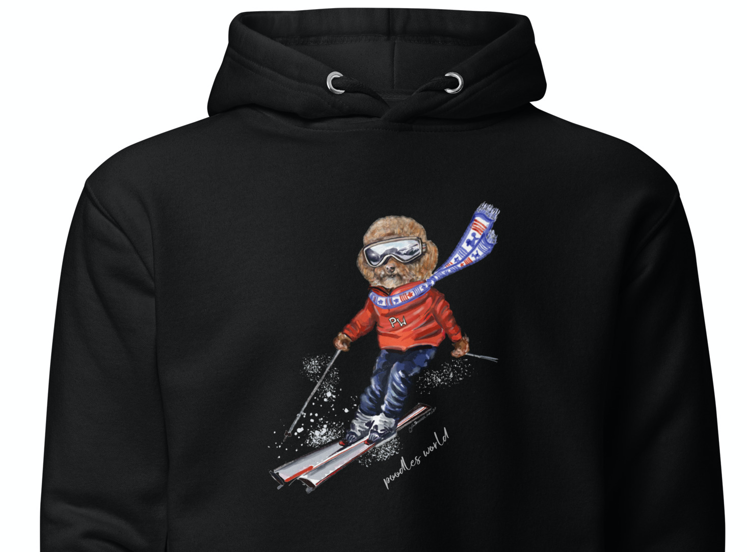 Snow Time Unisex Poodle Hoodie - Poodles World