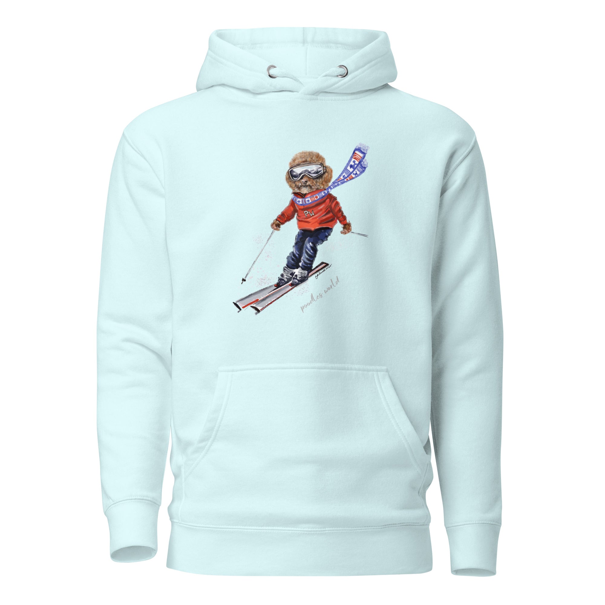 Snow Time Unisex Poodle Hoodie - Poodles World