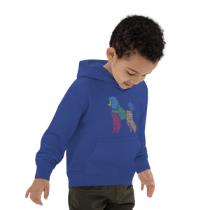 Typography Poodle Kids Hoodie - Poodles World