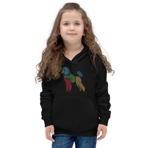 Typography Poodle Kids Hoodie - Poodles World