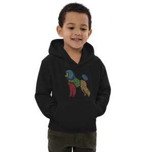 Typography Poodle Kids Hoodie - Poodles World