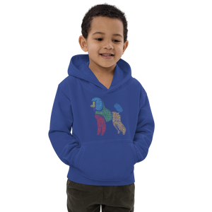 Typography Poodle Kids Hoodie - Poodles World