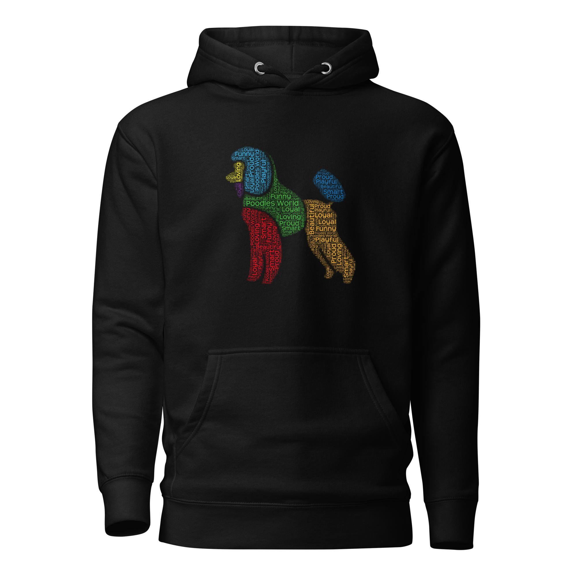 Typography Unisex Poodle Hoodie - Poodles World