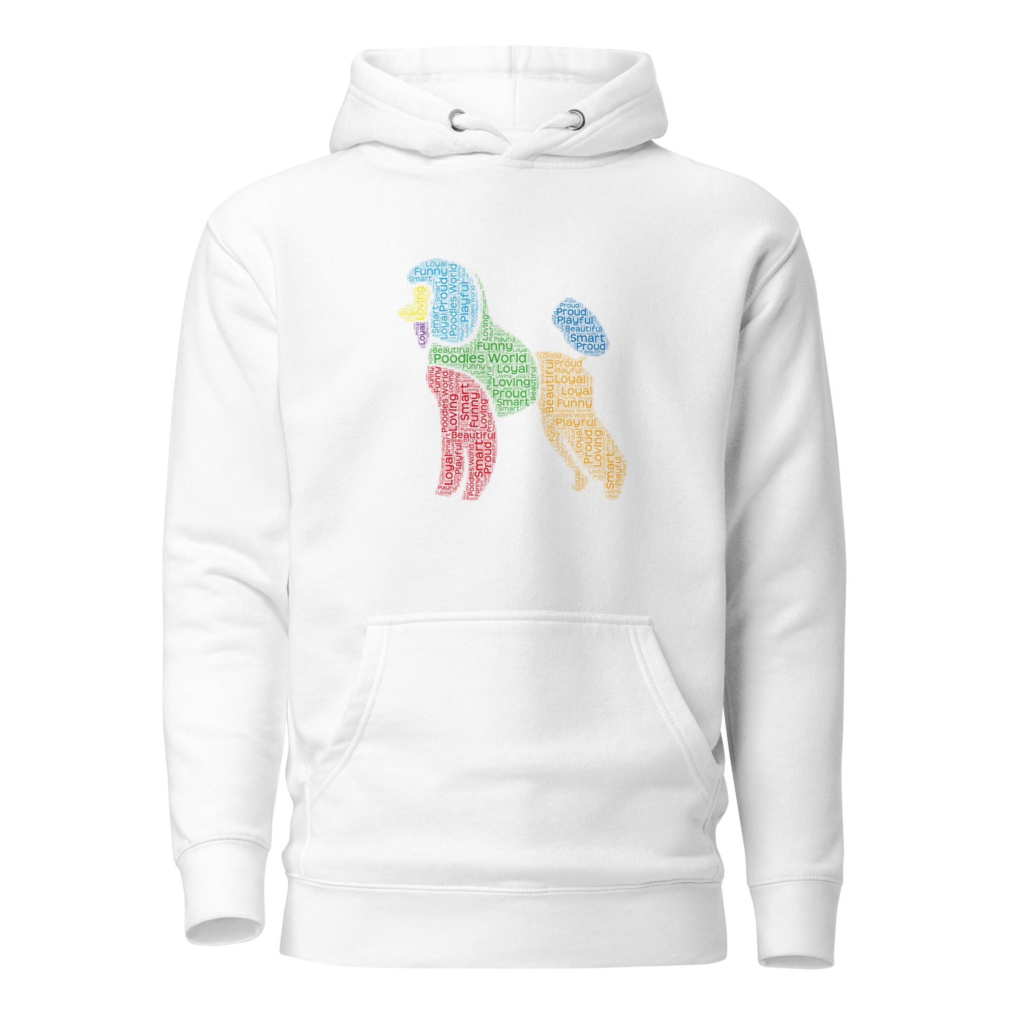 Typography Unisex Poodle Hoodie - Poodles World