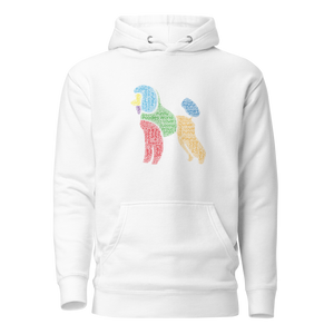 Typography Unisex Poodle Hoodie - Poodles World