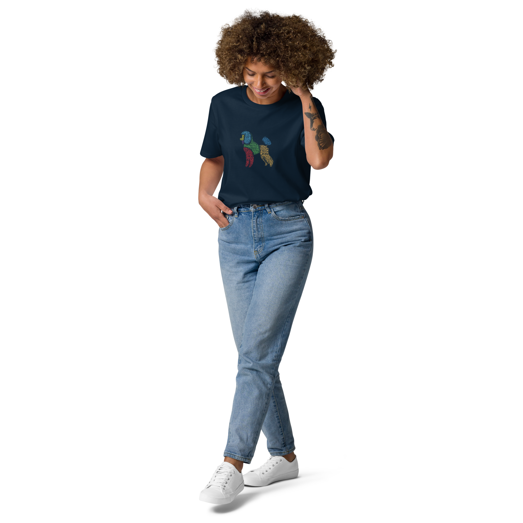 Typography Unisex Poodle T-Shirt - Poodles World