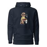 Load image into Gallery viewer, Coffee Time Unisex Poodle Hoodie
