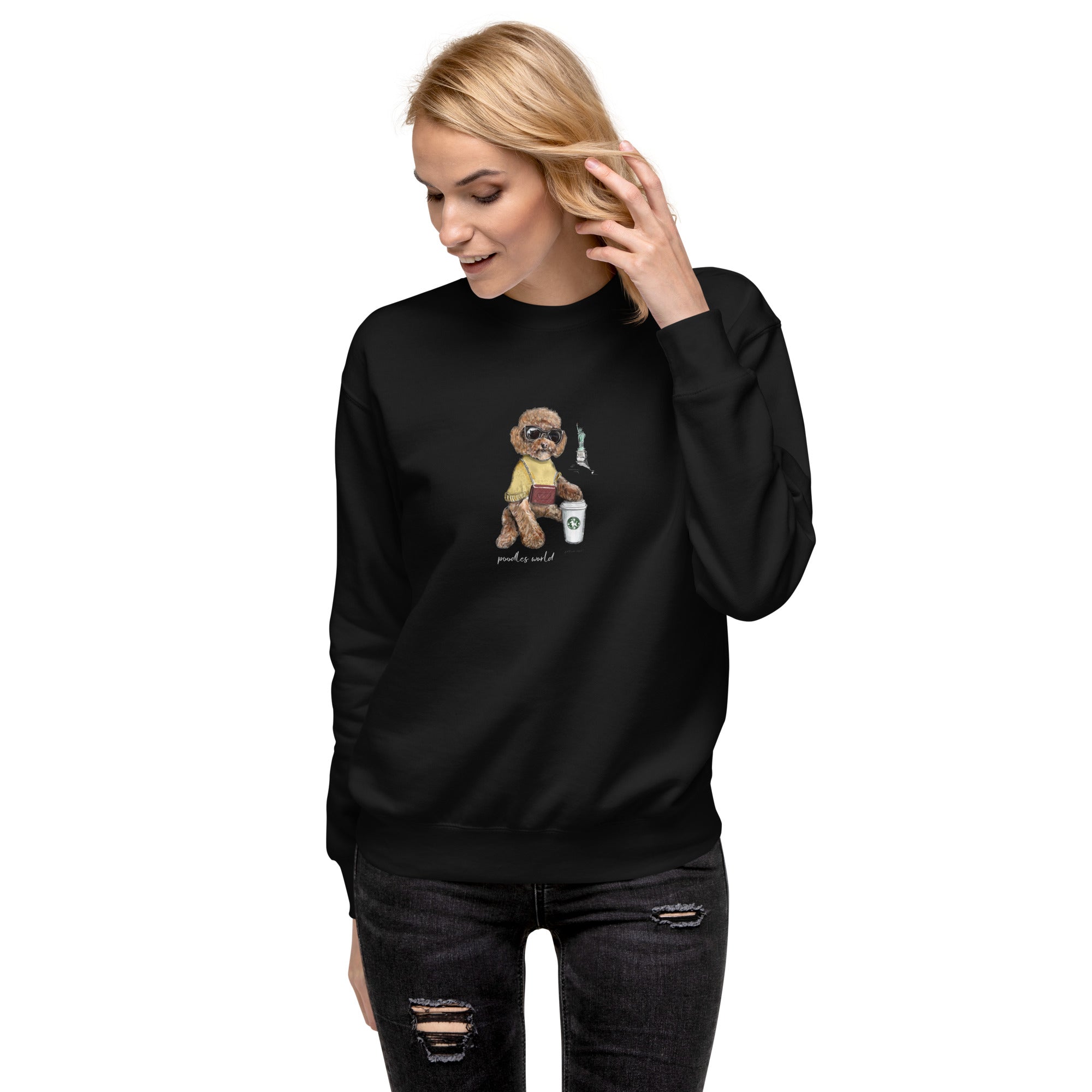 Coffee Poodle Sweatshirt