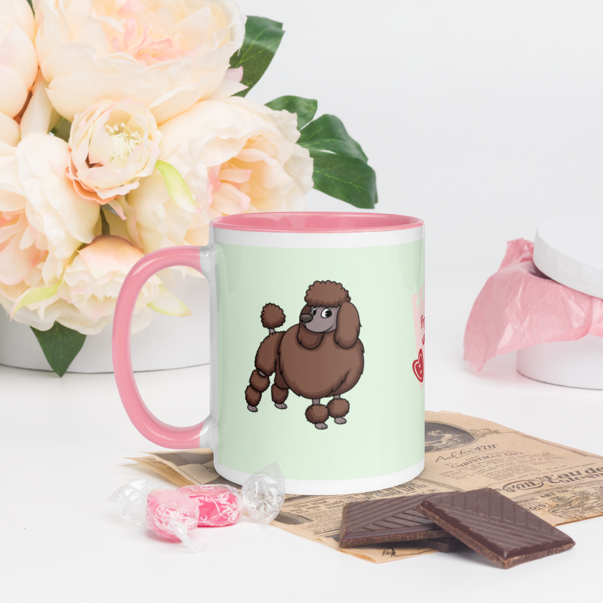 Valentine Poodle Mug